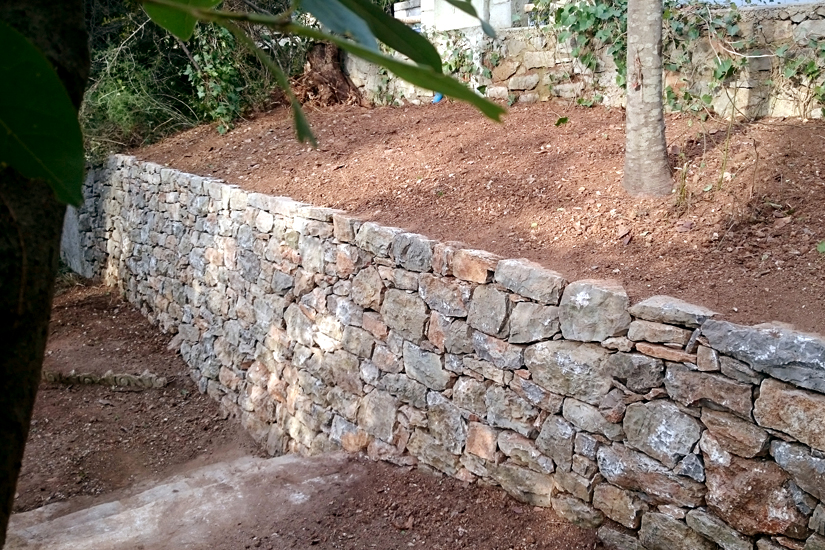 Réalisation Pierre sèche Arc en pierre